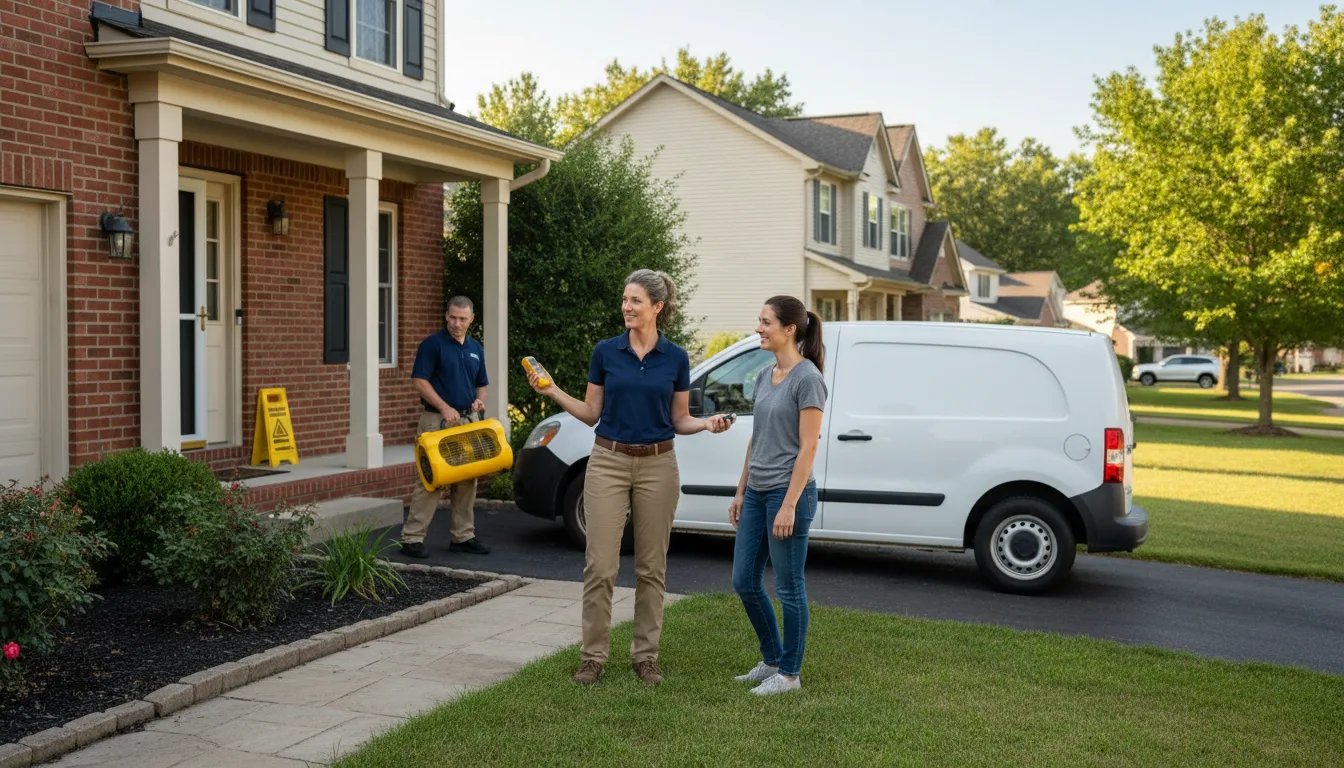 Water restoration image for Flood Water Cleanup, Removal And Restoration Services in Franklin, KY